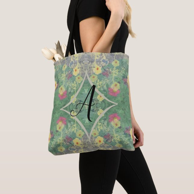 Monogram La Boca Wildblume Symmetrie Tasche (Von Nahem)