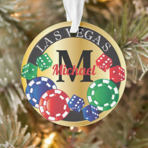 Monogram Las Vegas Casino Poker Chip