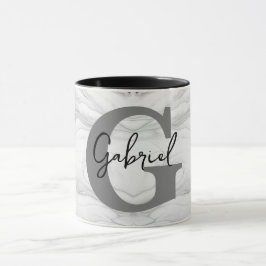Monogram Letter G (modern und klassisch) Tasse