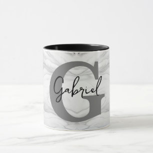Monogram Letter G (modern und klassisch) Tasse