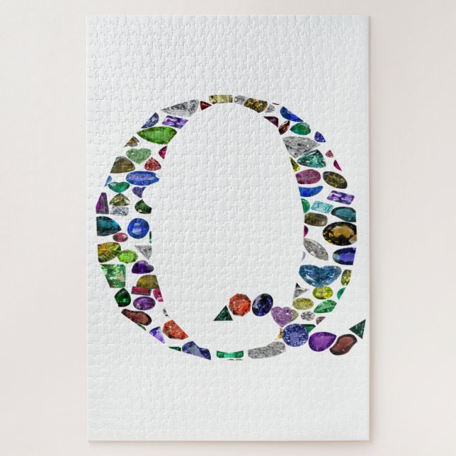 Monogram Letter Q (Vertikal)