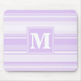 Monogram-Lilastreifen Mousepad