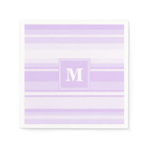 Monogram-Lilastreifen