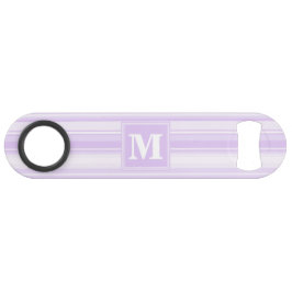 Monogram-Lilastreifen Speedflaschenöffner