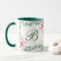 Monogram Lily Blume Pattern Coffee