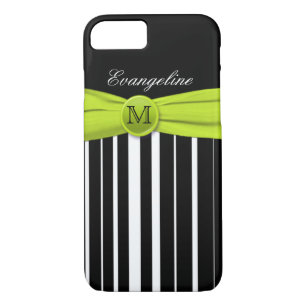 Monogram Limon Black Striping iPhone 7 Case