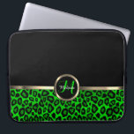 Monogram Limon und Black Leopard mit Goldakzent Laptopschutzhülle<br><div class="desc">Elektronischer Laptop-Sieb. Mit einer Kalkgrün- und schwarzen Leopardendrucke mit goldenen Akzenten mit Monogramm Buchstaben und Namen für Sie bereit, um Ihre persönlichen Wünsche zu erfüllen. ⭐ Dieses Produkt ist zu 100% benutzerdefinierbar. *****Klicken Sie auf die SCHALTFLÄCHE ANKLICKEN, um hinzuzufügen, zu löschen, zu verschieben, zu verändern, umzudrehen, zu drehen, etc... alle...</div>