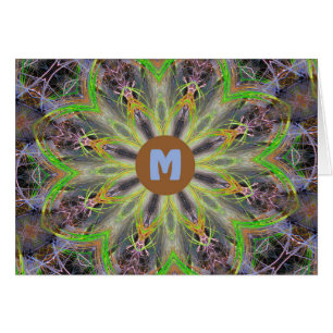 Monogram M Digitally Designed Mandella
