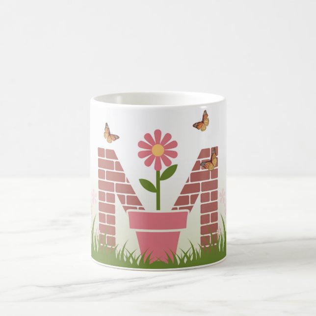 Monogram M Spring Garden Tasse (Mittel)