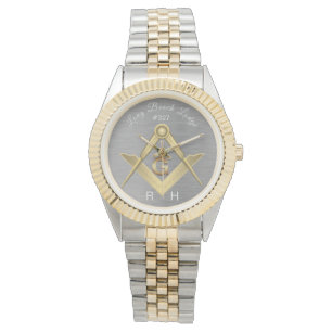 Monogram Masonic Lodge Armbanduhr