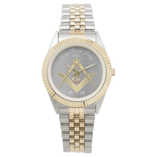 Monogram Masonic Lodge Armbanduhr (Vorderseite)