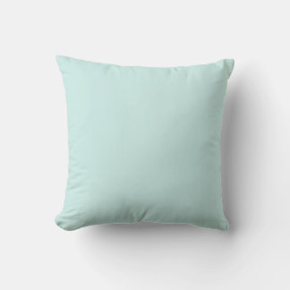 MONOGRAM Massivblütenblütenblauer personalisierter Kissen