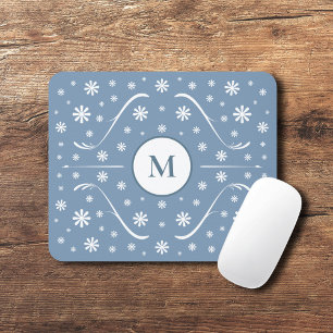 Monogram-Maus-Pad des Blue Blume Power Mousepad