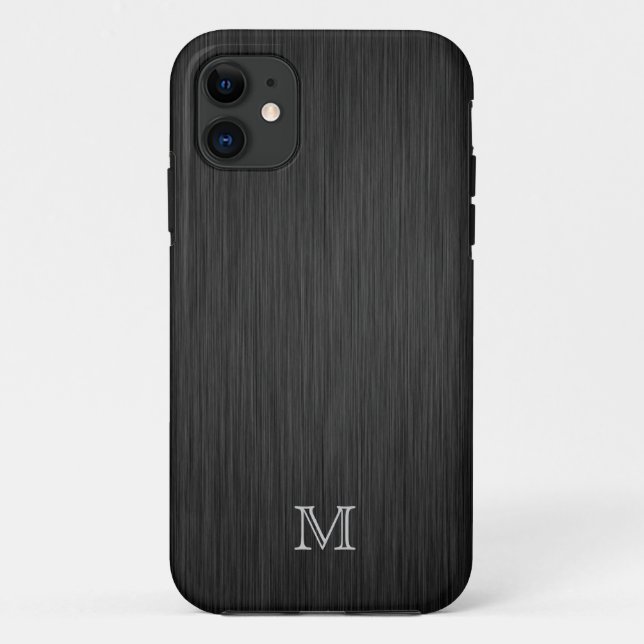 Monogram Metallic-Optik iPhone-5-Hülle Case-Mate iPhone Hülle (Rückseite)