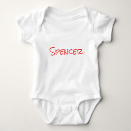 Monogram minimalist custom name  baby strampler