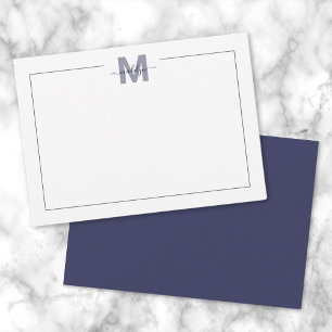 Monogram Mitteilungskarte