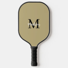 Monogram Modern Black Tan Sand Pickleball Schläger