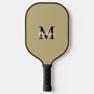 Monogram Modern Black Tan Sand Pickleball Schläger
