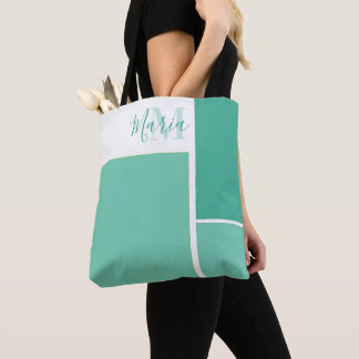 Monogram Modern Chic Niedlich Stylish Custom Tasche