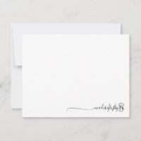 Monogram Modern Minimal Script Name