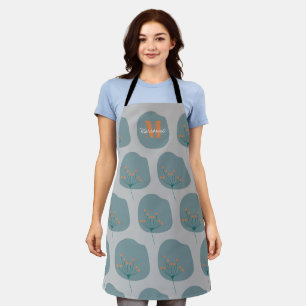Monogram Modern Minimalistischer Stylischer Koch Schürze