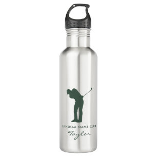 Monogram Modern Sage Green Club Personalisiert Swa Edelstahlflasche