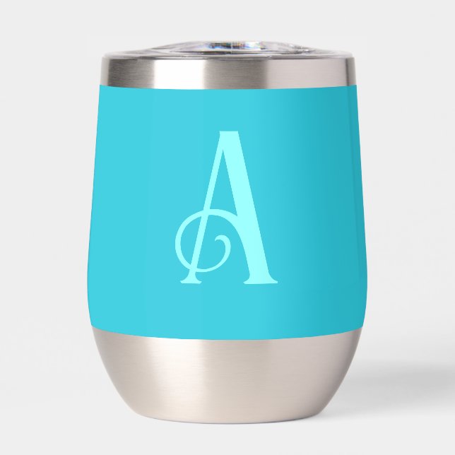 Monogram Modern Simple Aquamarin (Vorderseite)