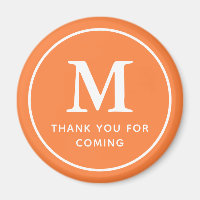 Monogram Modern Simple Chic Danke, dass du gekomme