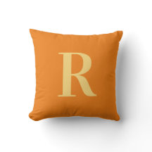 Monogram Modern Simple Orange