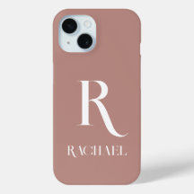 Monogram Modern Stylish Beige