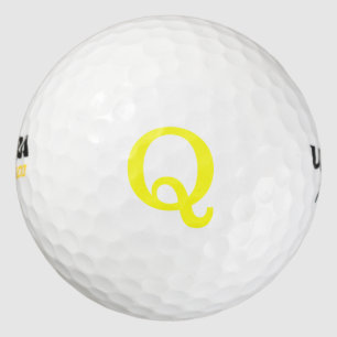 Monogram, Moderner Farblaserlemon Golfball