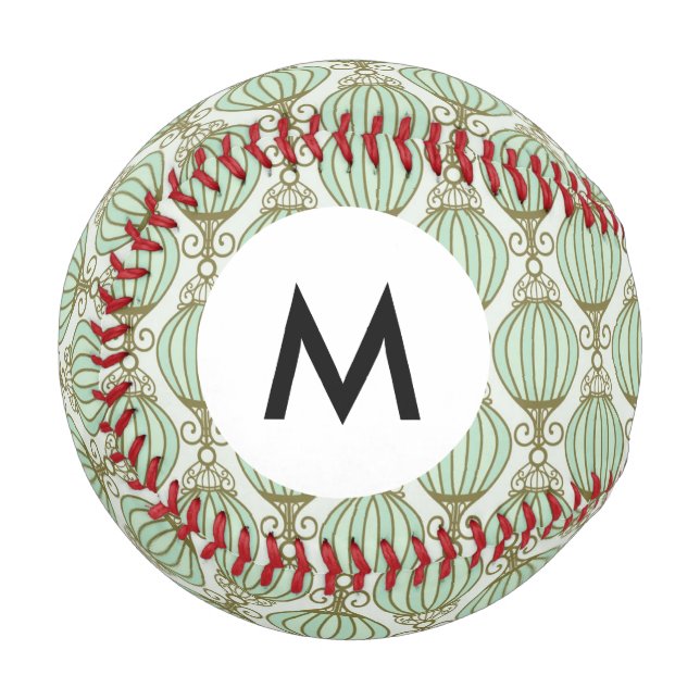 Monogram Motton Blue Muster Baseball (Vorderseite Links)