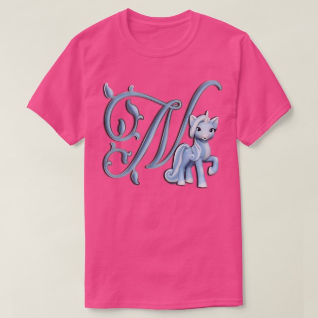 Monogram N Custom Unicorn T-Shirt (Design vorne)