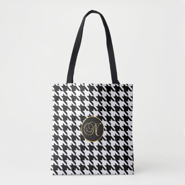 Monogram N Hounds Zahn Totbeutel Tasche (Vorderseite)