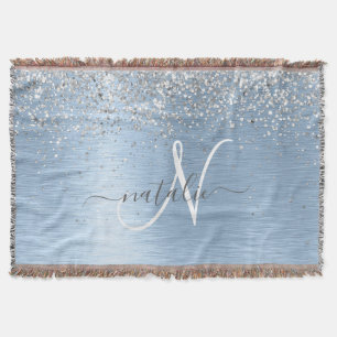 Monogram, Name des blauen, gebürsteten Metalls Sil Decke