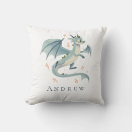 Monogram Name Dragon Boys Bedroom Kinderzimmer Kissen