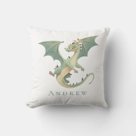 Monogram Name Dragon Boys Bedroom Kinderzimmer Kissen