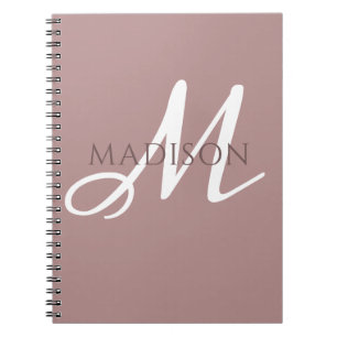 Monogram Name Notebook Notizblock