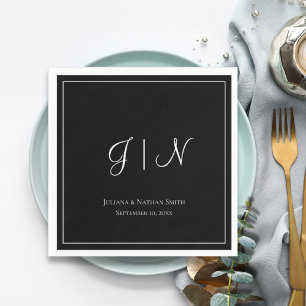 Monogram Name Serviette