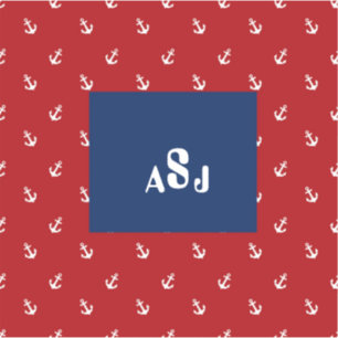 Monogram Nauyl Vinyl Custom Cut Sticker