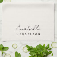Monogram Neutral Modern Minimalist Stylish