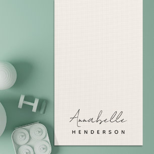 Monogram Neutral Modern Minimalist Stylish Yogamatte