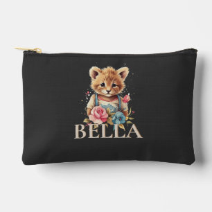 Monogram Niedlich blumenschwarz Modern Minimalisti Zubehörtasche