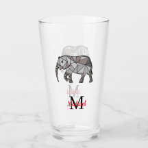 Monogram Niedlich Graphics Elephant Personalisiert