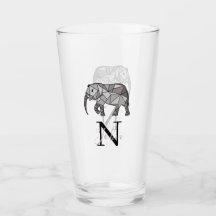 Monogram Niedlich Graphics Elephant Personalisiert