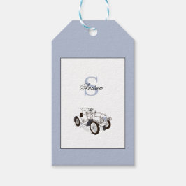 Monogram Niedlich Graphics Personalisiert Black Ca Geschenkanhänger