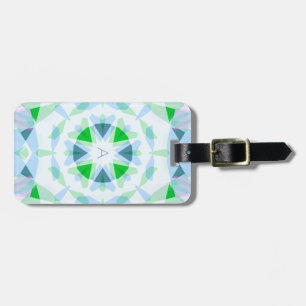 Monogram Niedlich Green Hübsch Blue Magic Star Gir Gepäckanhänger