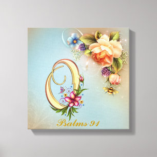 Monogram O Premium Wrapped Canvas (Gloss) Leinwanddruck