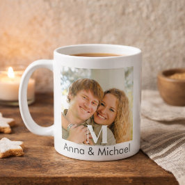 Monogram Overlay Luxe Kaffeetasse