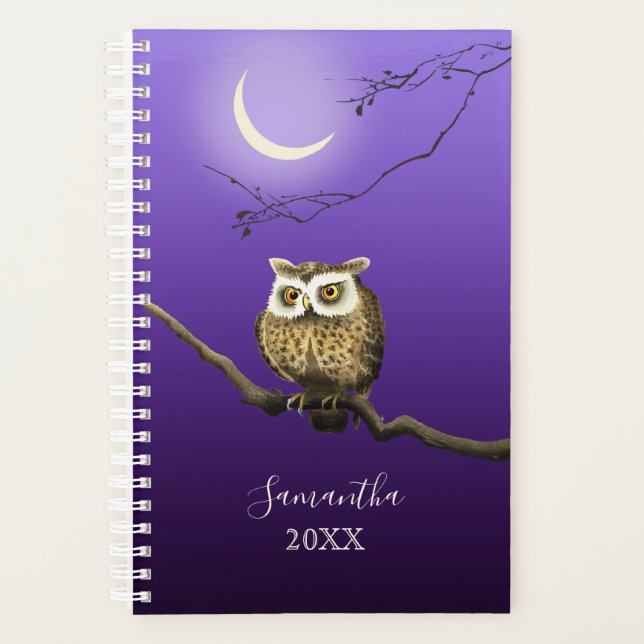 Monogram Own Night Moonlight Deep Blue Planner (Devant)
